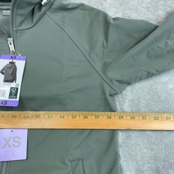32 Degrees Heat Womens Size XS Green Full-Zip Hoodie Jacket Softshell a1685 - Picture 9 of 10